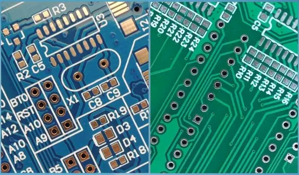 PCB板通孔焊盤(pán)圖示